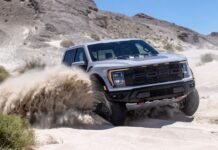 Con 700 caballos de fuerza llega el Ford Raptor del desierto, un todoterreno de alto rendimiento más rápido, más potente y más extremo