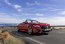 conducción descapotable con prestaciones AMG